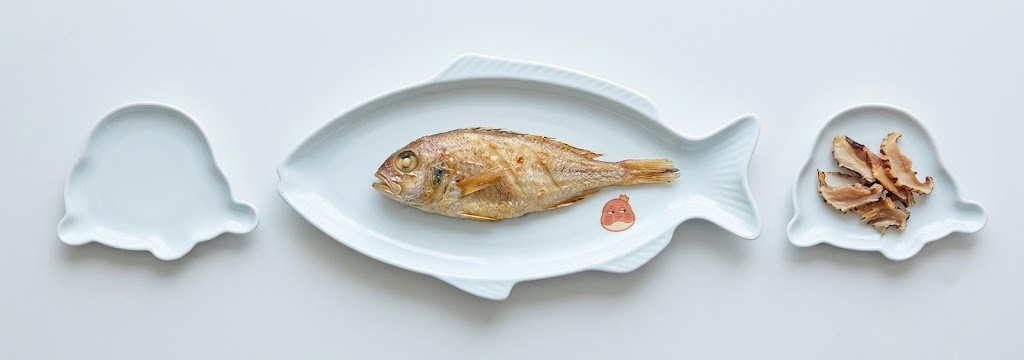 생선 모양 접시